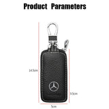 Mercedes Benz Cowhide Car Key Case Key Cover Organizer