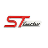 Ford ST Turbo Metal Car Side Sticker Trunk Emblem Badge Decal