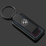 BMW Car Keyring Metal Leather Key Chain Holder Pendant