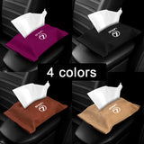 Lexus Suede Car Tissue Box Holder Seat Back Hanging Napkin Storage Bag