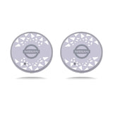 2pcs Nissan Logo Car Water Coasters 7-color LED Light Cup Mat Holder