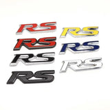 Car Front Grille Decal Trunk Body Side Sticker RS Logo for Honda Accord FIT Odyssey Jazz Jade Pilot City Decor Accessories