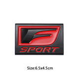 3D Metal Car F Sport Logo Emblem Badge Body Side Sticker for LEXUS