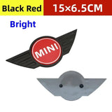 ABS Car Styling for Mini Cooper  Auto Engine Hood Emblem Sticker Refit Replacement Front Head Accessories