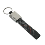 Mercedes Benz AMG Metal Oxford Webbing Car Logo Keyring Pandant Auto Key Chain Holder