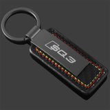 Audi Q3 Q5 Q7 SQ3 SQ5 SQ7 Q2L Q5L Car Logo Leather Keychain Pendant Keyring