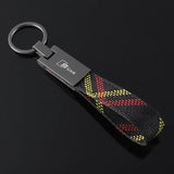 Audi Sline RS Car Logo Keychain Key Rings Holder Pendant