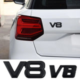 3D Metal V6 V8 Car Sticker Emblem Rear Badge for Toyota