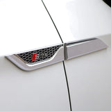 2pcs Audi Sline Car Bumper Strip Emblem Fender Side Protective Sticker