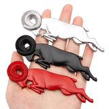 2PCS Dodge Sheep Metal Car Body Side Sticker Trunk Emblem Badge Decal
