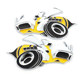 Dodge Super Bee Metal Car Rear Sticker Front Grille Emblem Badge Decal