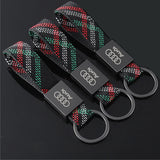 Audi Car Logo Keychain Pendant Key Chain Holder
