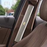 2pcs 33cm Chevrolet Logo Suede Car Seat Safety Belt Pads Shoulder Protection Cover