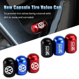 4pcs/set Volkswagen VW Car Air Valve Stem Cap Anti Dirty Tyre Valve Covers