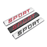 Modified Sport Logo for Audi A4L Q5L A5 A3 A6 C5 Q5 Q7 R8 RS5 Metal Car Body Emblem Sticker
