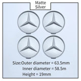 63.5mm 74mm ABS Car Wheel Center Covers for Mercedes Benz W166 W212 W213 W246 W176 W177 W205