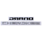 Jeep Grand Cherokee Logo 2021 2020 2019 2018 ABS Car Rear Sticker Auto Body Side Emblem Badge