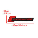 Audi Supercharged Logo Metal Car Rear Sticker Trunk Emblem Badge Decal