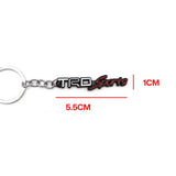 Toyota TRD Sport Logo Metal Car Key Rings Keychain Pendant