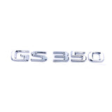 For GS300 GS350 GS430 GS460 Shinny Black Silver Car Styling Sticker Fender Body Trunk Emblem Auto Unique Decal Accessories