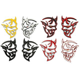 Dodge Demon Logo Metal Car Rear Sticker Fender Side Emblem Badge Decal