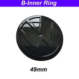 Car Interior Sticker Steering Wheel Center Emblem Label for Volkswagen VW Golf 8 Magotan 8.5 TAYRON X Touareg TACQUA VILORAN Decoration