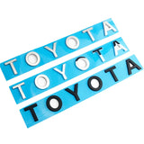 34x5cm 3D Front Hood Rear Trunk Nameplate for Toyota