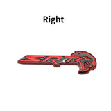 Dodge SRT Metal Car Front Grille Emblem Auto Body Side Sticker Decal
