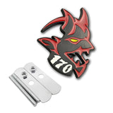 1PC Dodge Demon 170 Metal Car Front Grille Emblem Badge