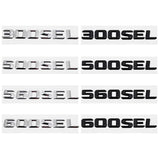 Mercedes Benz 300SEL 500SEL 560SEL 600SEL Car Rear Sticker Emblem Badge Decal