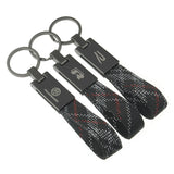 Volkswagen VW R Logo Oxford Webbing Car Keychain Pendant Key Chain Holder