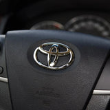 6.5x4.5cm Buckle Car Steering Wheel Emblem Decals Badge for Toyota