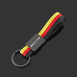Mercedes Benz AMG Nylon Webbing Car Keychain Keyring