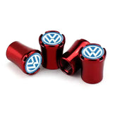 4pcs/set Volkswagen VW Logo Car Air Valve Stem Caps Auto Tyre Valve Covers