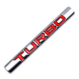 Metal Car Emblem Sticker Auto Trunk Body Badge Decal for Honda TURBO Logo Fit City Civic HRV CRV Beat Jazz Accord Vision