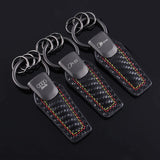 Audi RS Sline Leather Car Key Chain Keyring Pendant
