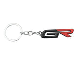 Toyota GR Logo Metal Car Key Rings Keychain Pendant