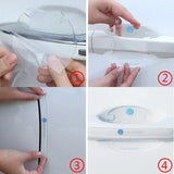 Volkswagen VW Car Door Bowl Handle Anti-collision Protective Stickers Scratches Film