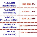 ABS Car Styling for Mini Cooper Logo Countryman F54 F55 F56 F57 F60 Auto Front Emblem Decal Rear Trunk Badge Sticker Accessories