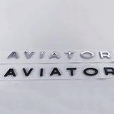 Lincoln AVIATOR Logo ABS Letter Car Rear Sticker Decal Emblem Badge