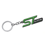 Ford ST Line Logo Metal Car Keychain Keyring