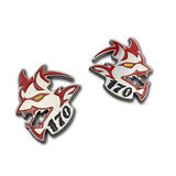 2pcs Dodge Demon 170 Metal Car Rear Sticker Body Badge Emblem