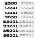 Mercedes Benz S500 S550 S600 S650 S300L S320L S500L S600L ABS Car Rear Sticker Decal