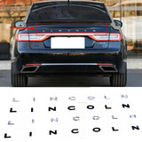Lincoln Logo ABS Letter Car Rear Sticker Emblem Badge Decal