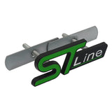 7.9x2.7cm Ford ST Line Metal Car Front Grille Emblem Badge Decal