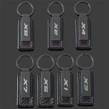 BMW X1 X2 X3 X4 X5 X6 X7 Logo Oxford Webbing Metal Car Keychain Keyring