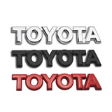 Metal Car Letter Badge Rear Trunk Side Decal Sticker for Toyota