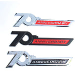 ABS Car Side Rear Trunk Emblem Sticker Decals for Land Cruiser 70th Anniversary LC300 LC200 FJ200 2016-2022 Accessories