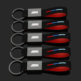 BMW M Power Suede Car Keychain Pendant Auto Key Chain Holder
