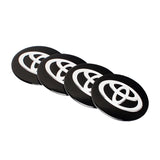 4pcs/set 65mm Toyota Car Wheel Center Hub Cap Sticker Decal